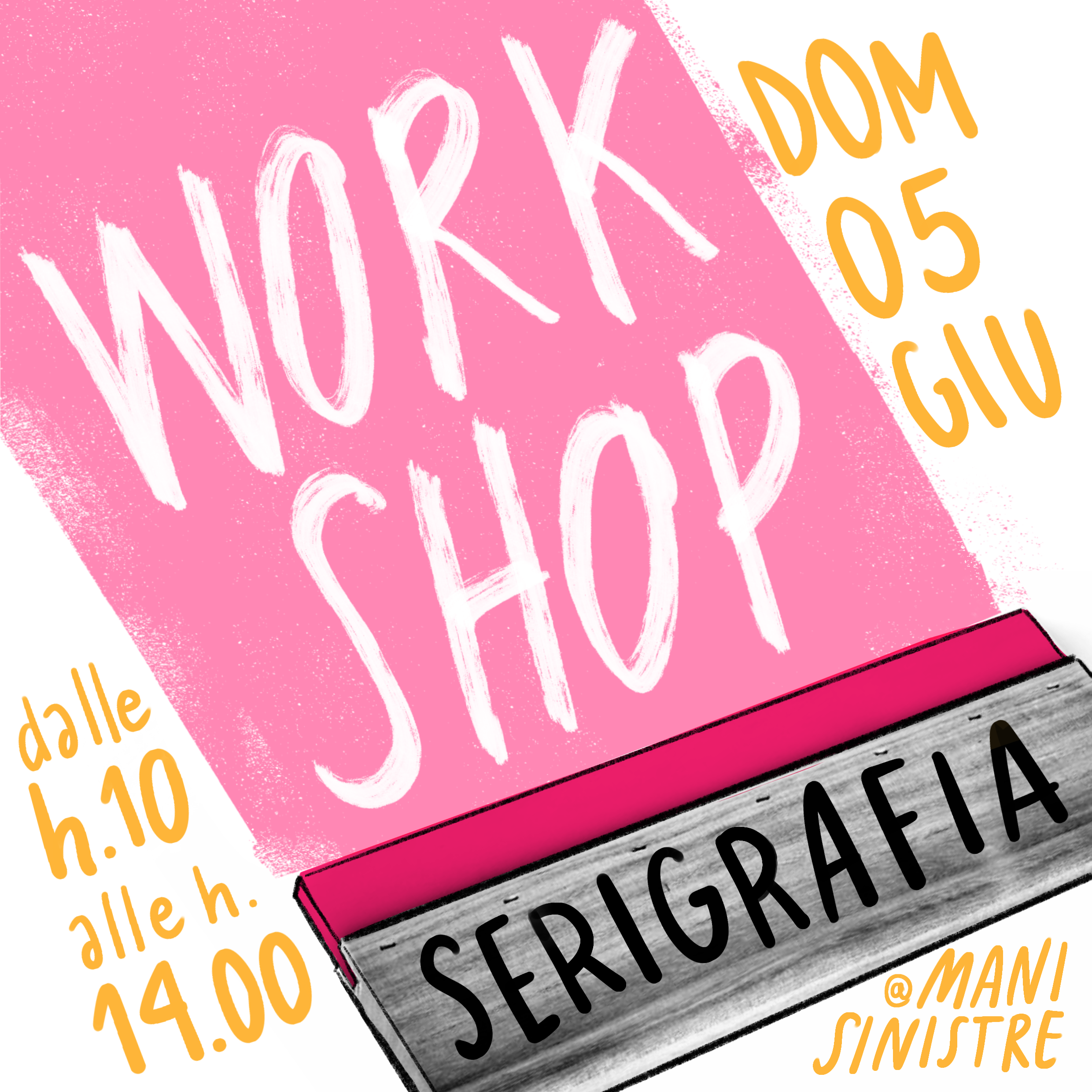 Primo workshop di Serigrafia